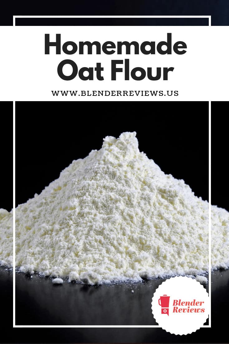 making oat flour with an emulsion blender